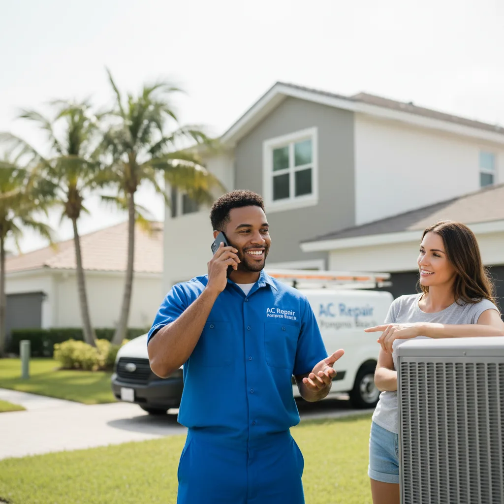 AC Repair Pompano Beach customer support in Barton